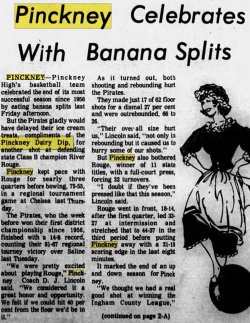 Dairy Dip Drive-In (Dairy Dip Burger Den) - 15 Mar 1972 Article (newer photo)